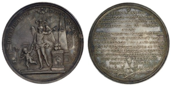 Zilveren huwelijk van Jacob Tsekra en Maria Boes, objectnr PA 1591
