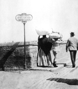 Zigeuner auf der Brücke von Albano