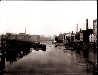 Zille, Heinrich - Berlin – Straßen und Straßenszenen, Blick von der Waisenbrücke nach Westen (Zeno Fotografie)