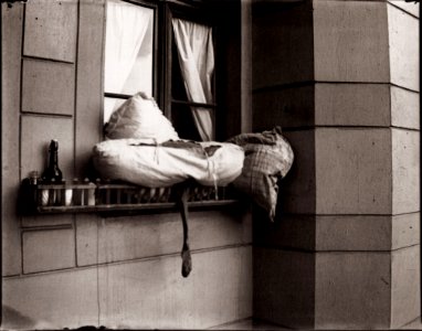 Zille, Heinrich - Familie und Lebensbereich, Blick aus dem Küchenfenster der Charlottenburger Wohnung (Zeno Fotografie)