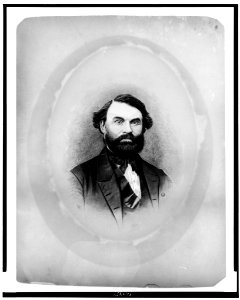 Zina Hitchcock Benjamin, Frances Benjamin Johnston's maternal grandfather, head-and-shoulders portrait, facing slightly right LCCN98506479