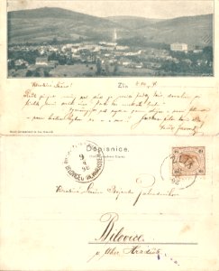 Zlin 1898 postcard