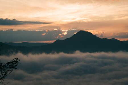 Fog sky nature photo