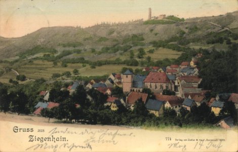 Ziegenhain, Sachsen - Stadtansicht (Zeno Ansichtskarten)