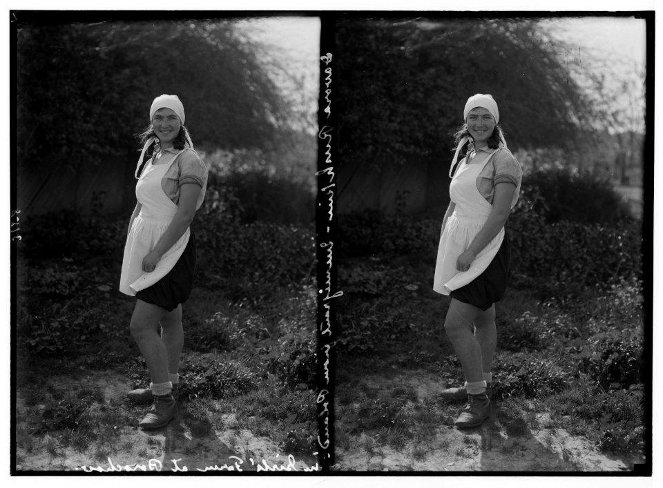 Zionist colonies on Sharon. Borochov. Girls' farm, Polish girl immigrant. LOC matpc.02674