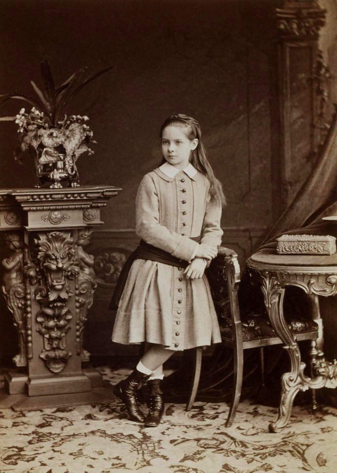 Zinaida Yusupova at the Age of Eight