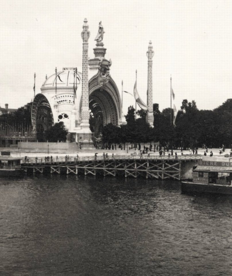 Zola, Francois Emile - Porte Monumentale, der Haupteingang zur Ausstellung (Zeno Fotografie)