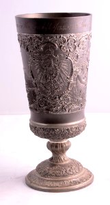 Zinnbecher vom Wehrmann August Müller aus Bad Mergentheim, item 1