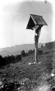 Znamenje pri cerkvi sv. Katarine nad Zasipom 1916
