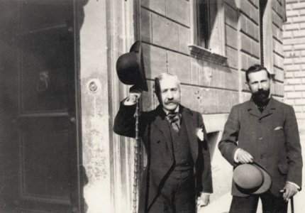 Zola, Francois Emile - Attilio Luzzato (links) und der Graf Bertolelli (Zeno Fotografie)