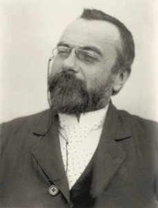 Zola, Francois Emile - Alfred Bruneau (1857-1934), Komponist, Autor lyrischer Dramen, die auf Romane von Zola zurückgehen (Zeno Fotografie)