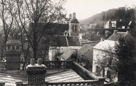 Zola, Francois Emile - Blick auf Médan von der Terrasse der Zolas aus (Zeno Fotografie)