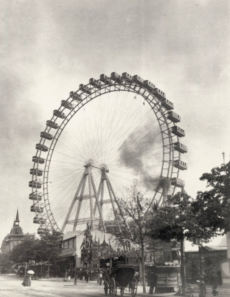 Zola, Francois Emile - Das Riesenrad; es wurde 1921 abgetragen (Zeno Fotografie)