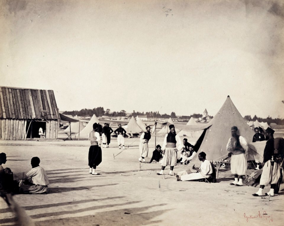 Zouaves in camp de Châlons