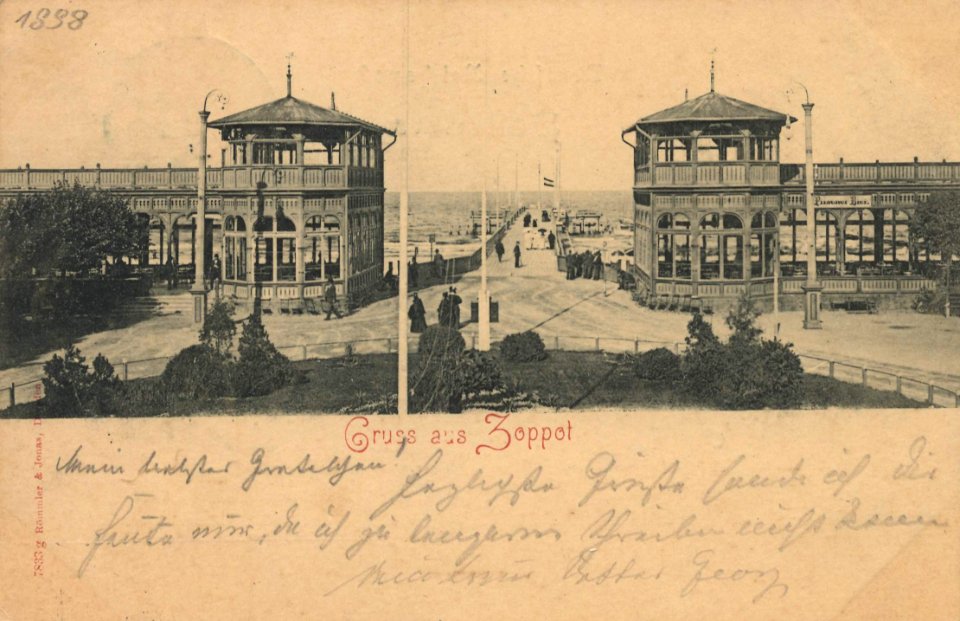 Zoppot, Westpreußen - Seebrücke (Zeno Ansichtskarten)