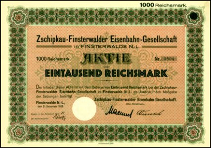 Zschipkau-Finsterwalder Eisenbahn-Gesellschaft 1928 photo