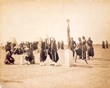 Zouaves au camp de Châlons