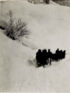 Zugang Seikofel in hohem Schnee. (BildID 15578809)