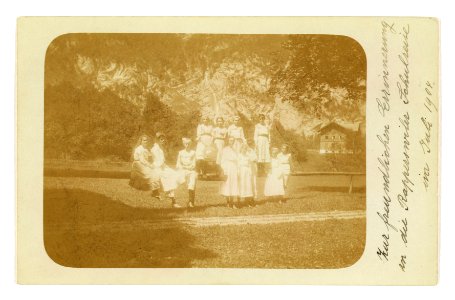 Zur freundlichen Erinnerung an die Rapperswiler Schulreise im Juli 1904 LCCN2005687017