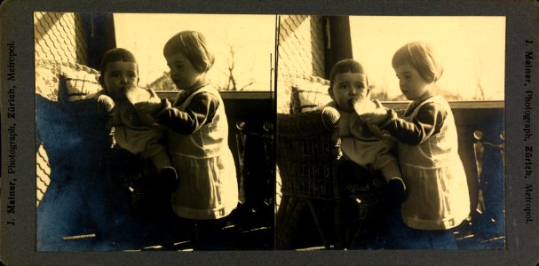 Zwei Kleinkinder - ETH BIB Ans 07236 (Johannes Meiner)