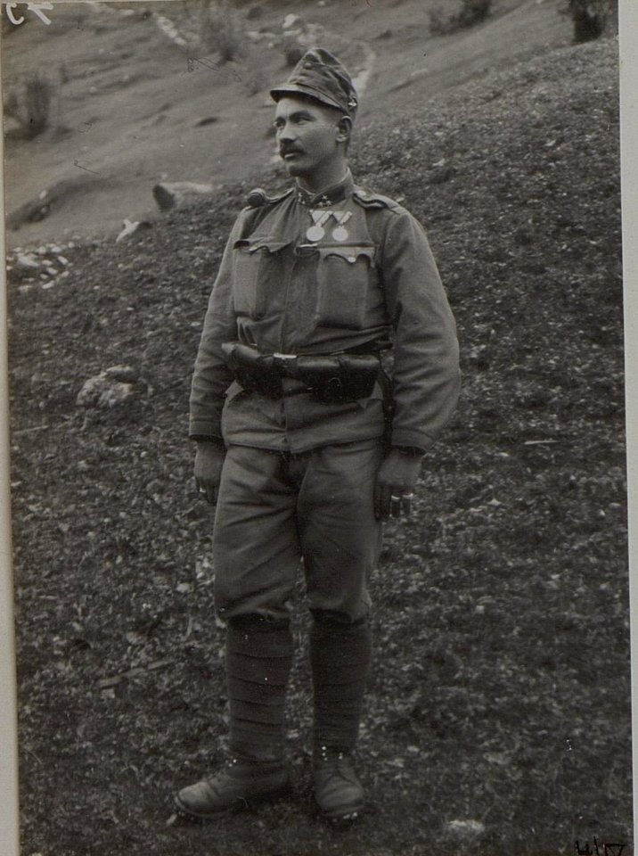 Zugsführer ZORNIG Alois, Feldjäger Bataillon Nro. 20. Besitzer der goldenen Tapferkeits Medaille. (BildID 15457922)