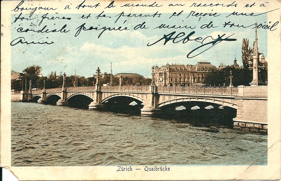 Zurich pont 1920