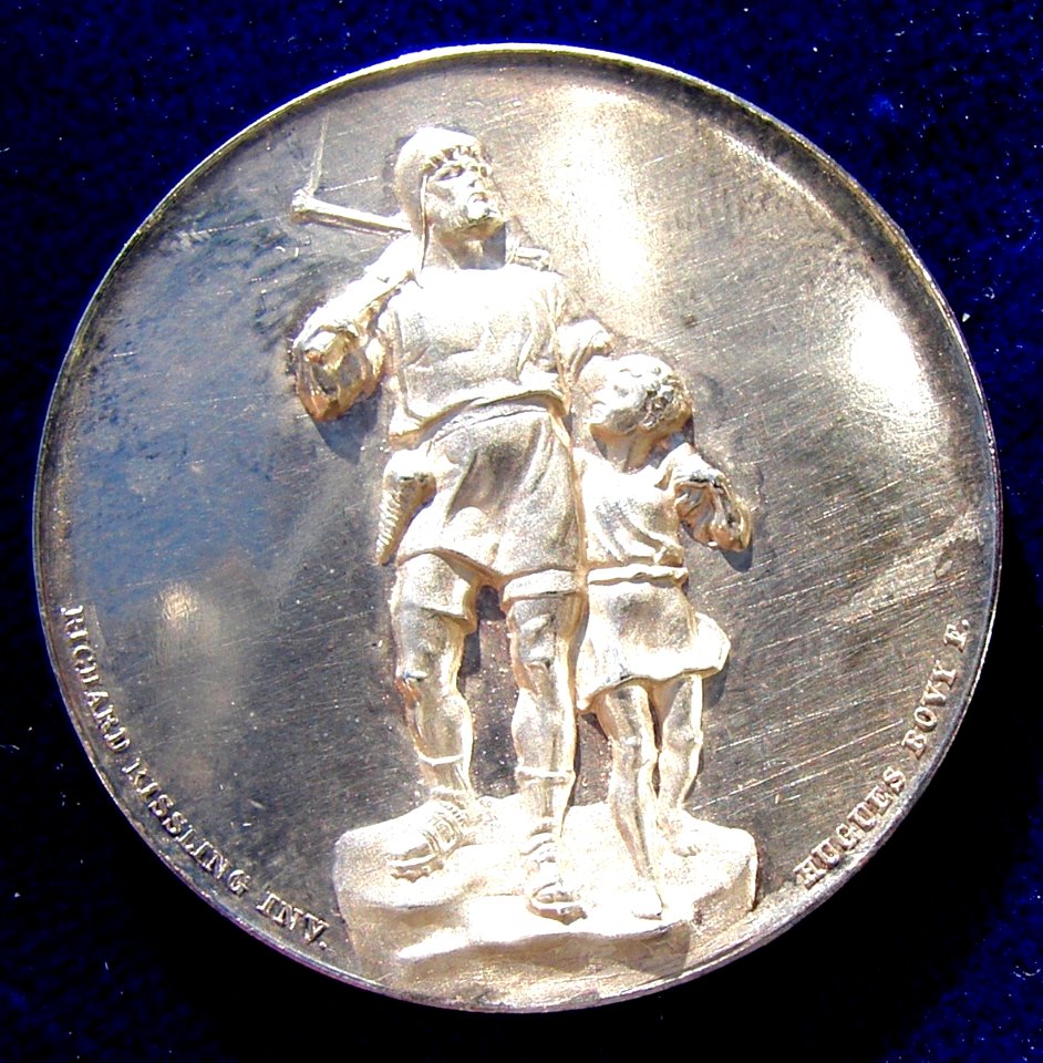 Zürich 1893 Cantonal Shooting Festival Silver Medal, obverse