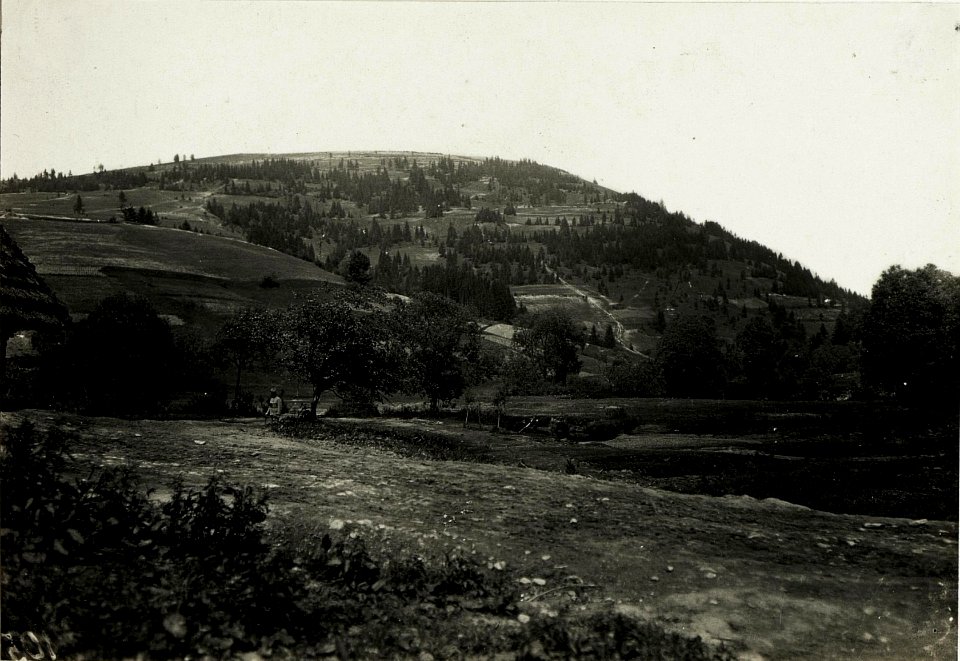 Zwinin.Südhang, Blick von Orawa