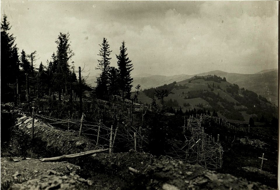 Zwinin.Rücken, Nordrand. (Eigene Stellung.)