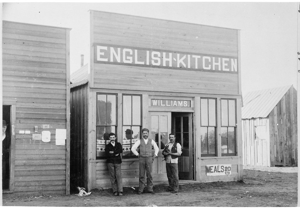 (The) English Kitchen, meals 20 cts. Broadway St., Round Pond, OkIa. By Kennett, January 1894 - NARA - 540093