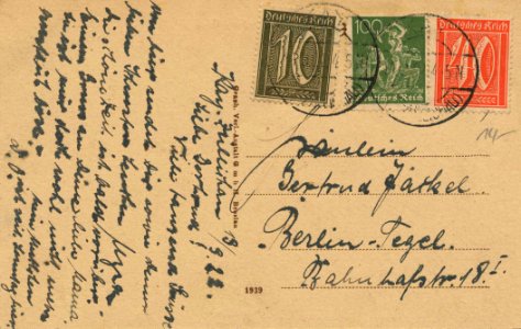 Züllichau-Schwiebus, Ostbrandenburg - Stadtansicht (back) (Zeno Ansichtskarten)