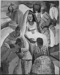 Christ in the Manger - NARA - 558929