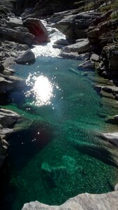 Verzasca valley valle verzasca green water photo