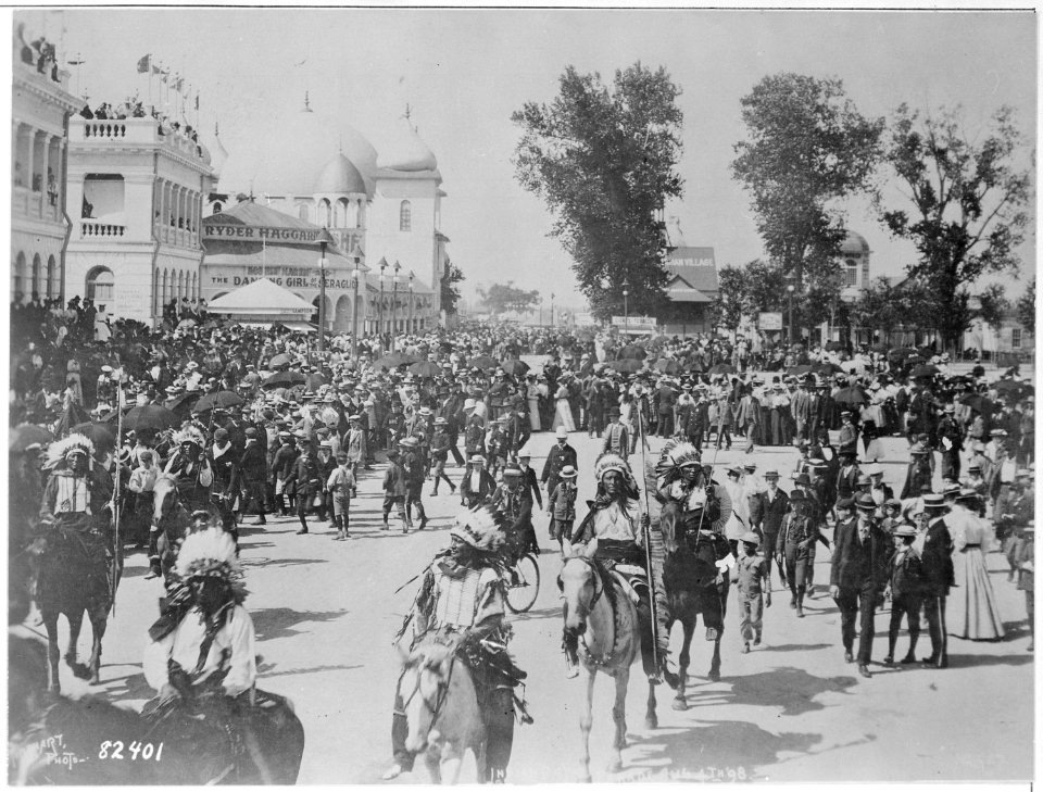 Indian Day parade, Omaha, Neb., Aug. 4, 1898. - NARA - 530804