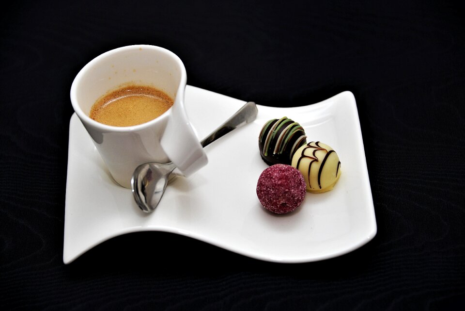 Coffee chocolates cup