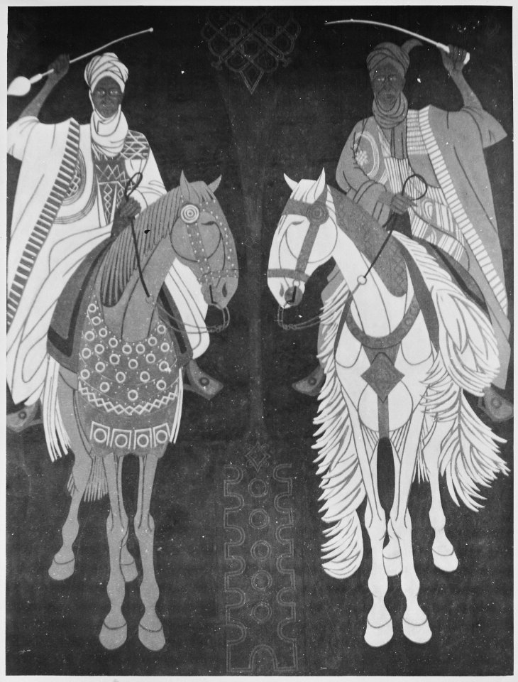 Mural, Northern House of Assembly, Kano (^), Nigeria, 1964 - NARA - 558810