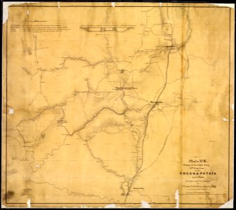 Plate No. IV. Camp of the Right Wing, 13th Army Corps, on the Yocknapatafa (Yocona River), Decbr. 21st 1862.... - NARA - 305674