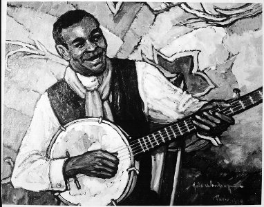 The Banjo Player - NARA - 559155
