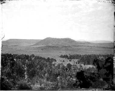 (old No. 112)El Tintero, near Chaves New Mexico. The negative appears to have been damaged on right lower corner, but... - NARA - 517758