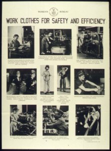 WORK CLOTHES FOR SAFEY & EFFICIENCY - NARA - 516184