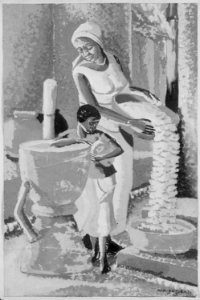 Woman Grinding Corn - NARA - 558813