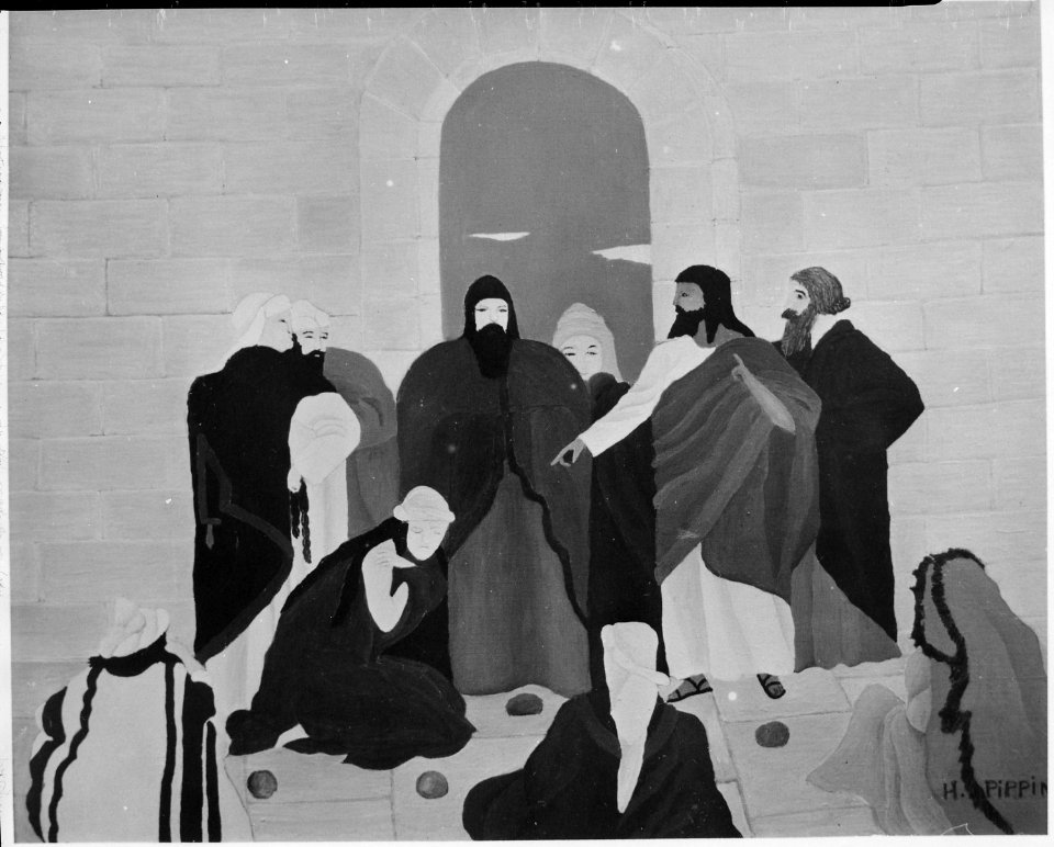 Woman Taken in Adultery - NARA - 559122