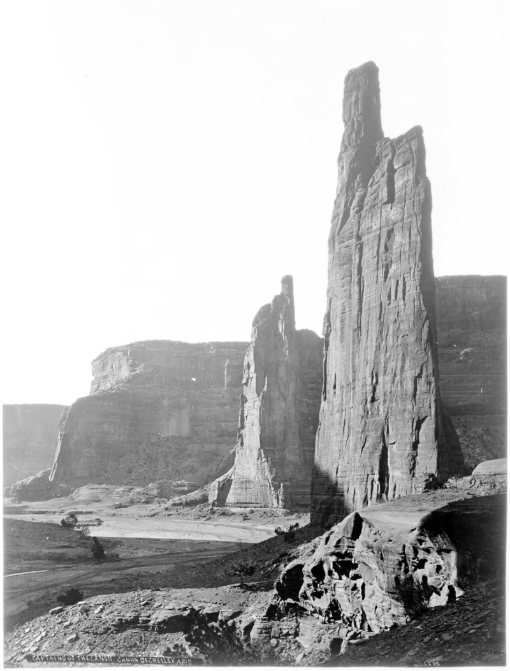 (Old No. 115) Captains of the Canyon, De Chelly Canyon, Arizona. Apache County, Canyon De Chelly - NARA - 517762