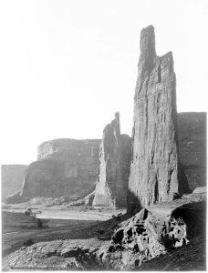 (Old No. 115) Captains of the Canyon, De Chelly Canyon, Arizona. Apache County, Canyon De Chelly - NARA - 517762