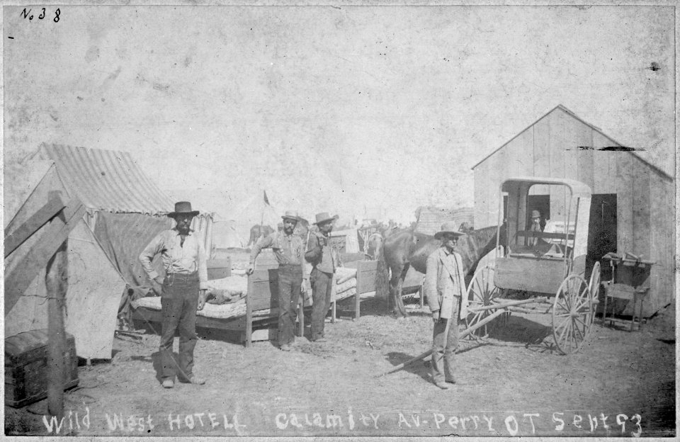 Wild West Hotel, Calamity Av., Perry, 0. T., Sept. 93. - NARA - 516455