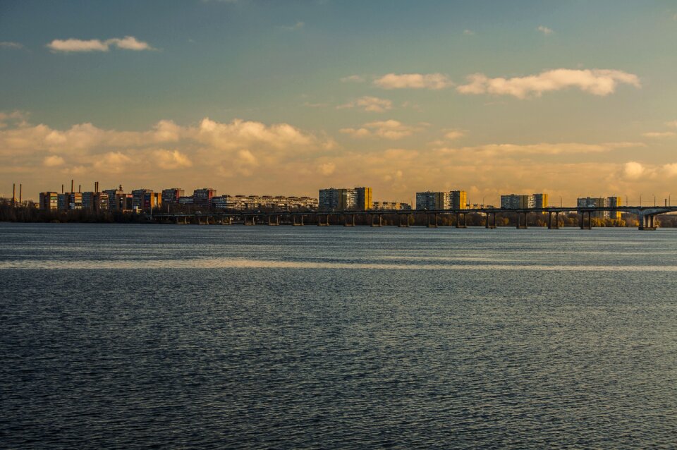 Sea river horizon