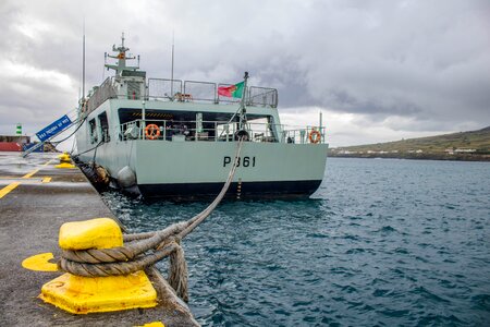 Ship mar moored