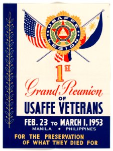 1st Grand Reunion of USAFFE Veterans - NARA - 5730121