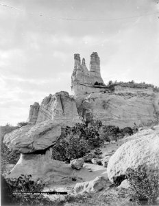 (Old No. 122) Navajo Church near Fort Wingate, McKinley County, New Mexico. - NARA - 517770