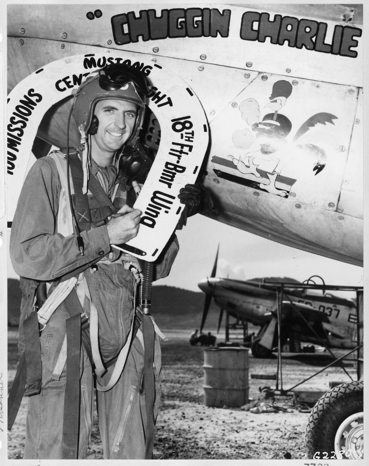 1st. Lt. Walter H. Burke, Stockton, Calif., recently became in good standing of the Century Flight Club of the U.S.... - NARA - 542357